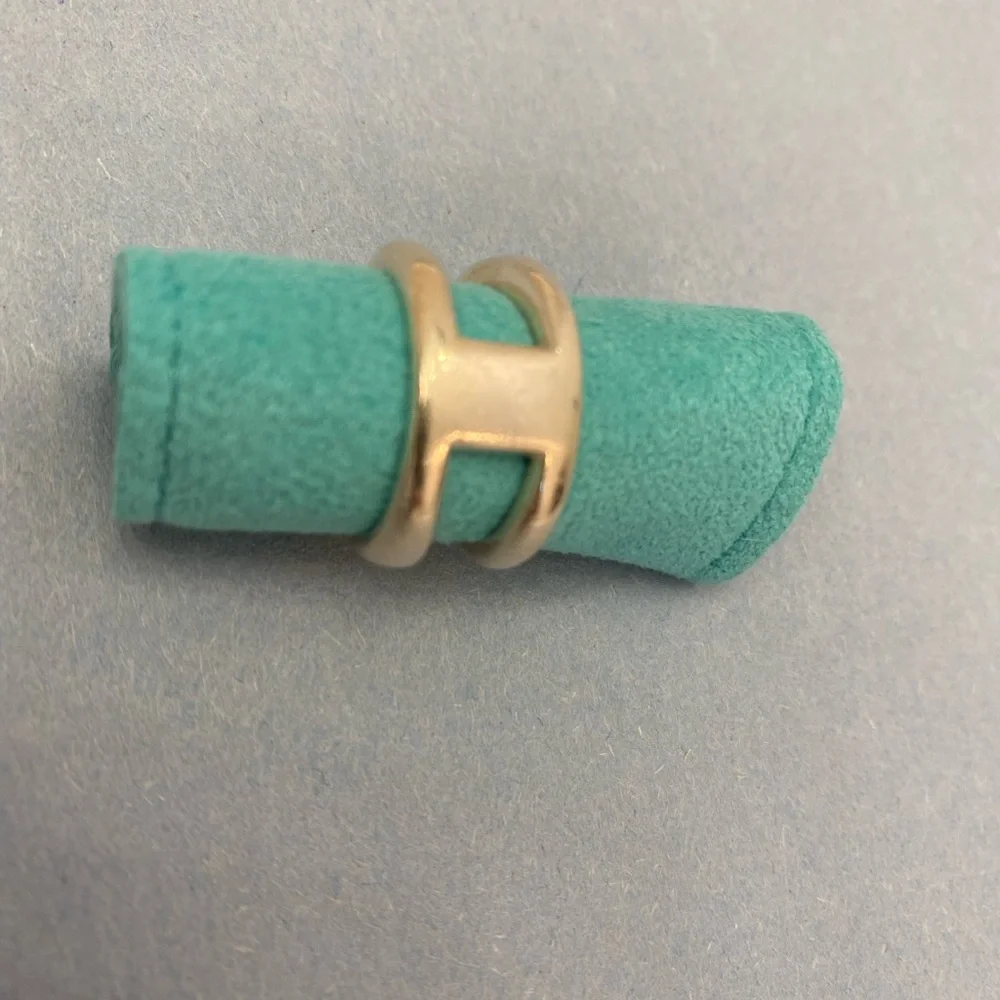 Tiffany & Co 925 Silver Zig Zag Ring - Size 6 - Picture 2 of 5